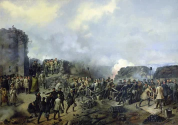 Bitwa francusko-rosyjska pod Malachow Kurgan w 1855, 1856